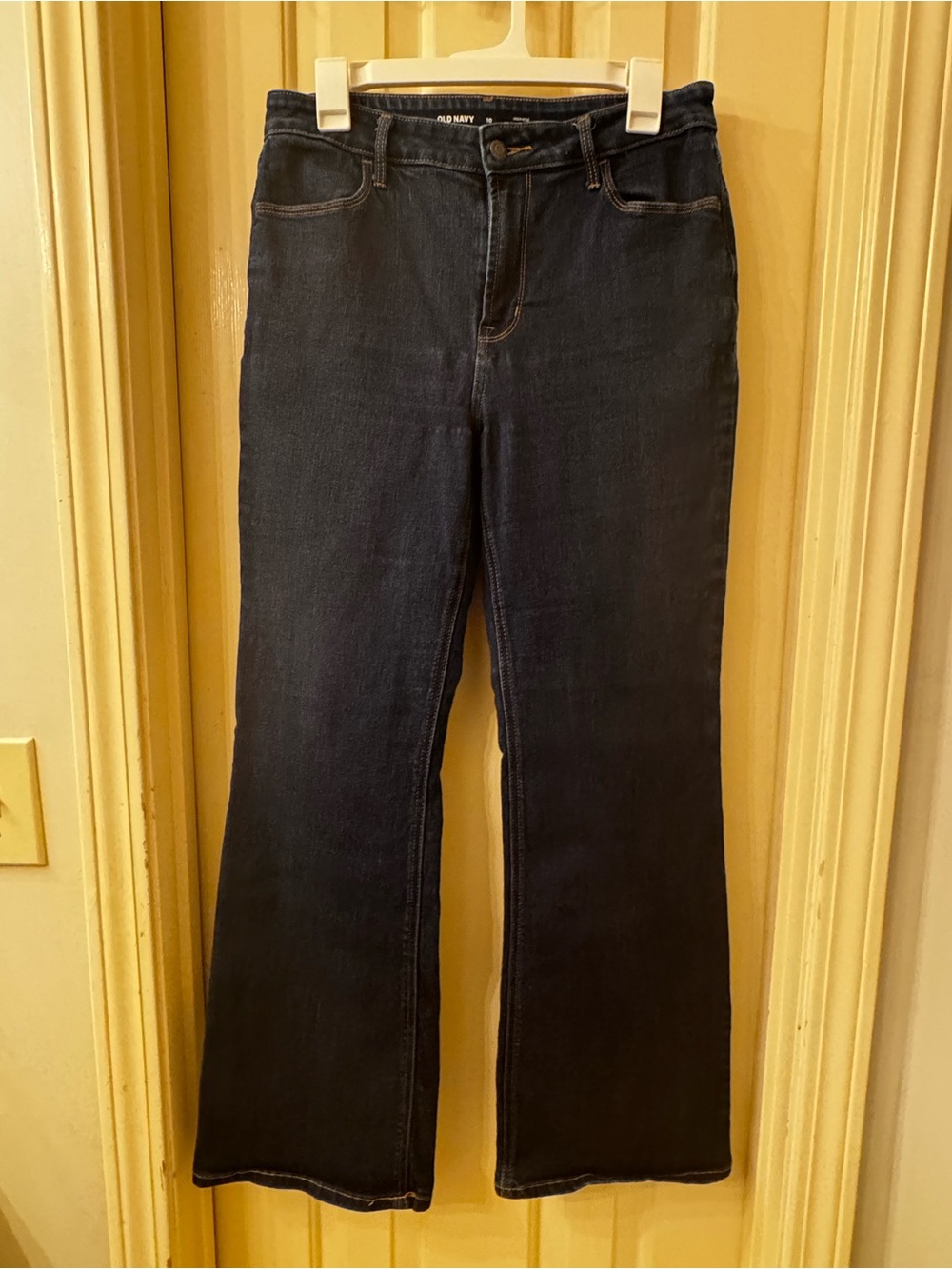 Old Navy Women's Dark Blue Wide Leg Jeans